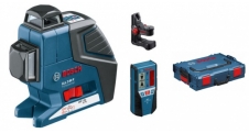 Křížový liniový laser Bosch GLL 2-80 P Professional (+BM 1+LR2 +L-Boxx)
