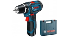 Bosch GSR 12V-15 Professional (2xAku 2,0Ah Kufr) Aku šroubovák 0601868122