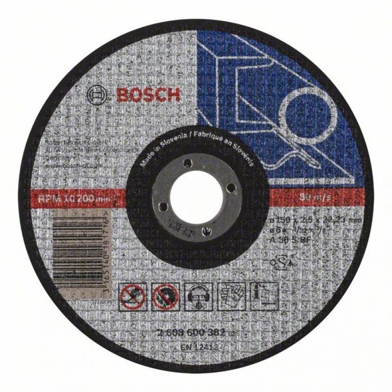 Kotouč řezný (dělící)150x2,5x22,23mm (GWS15-150,GWS14-150,)