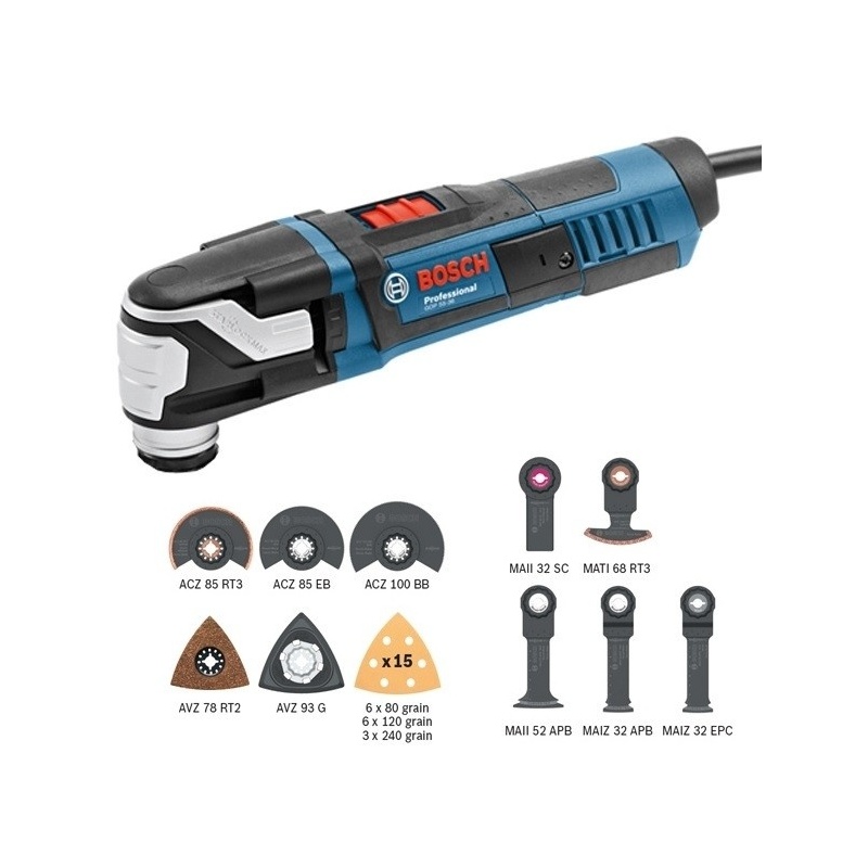 Bosch GOP 55-36 Professional (Multi-Cutter) L-Boxx+velké přísl. Multi. pila 0601231101