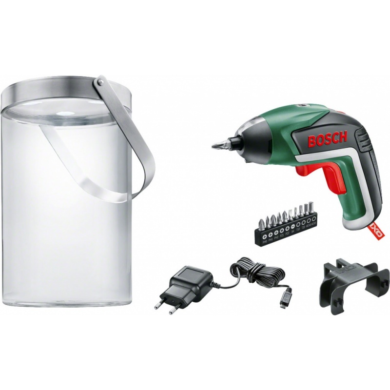 Bosch IXO V + solární svítilna Aku šroubovák 06039A800H