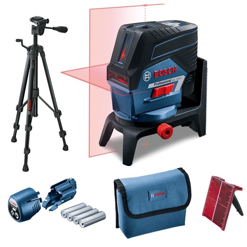 Čárový laser Bosch GCL 2-50 C Professional (+ BT 150, RM 2)