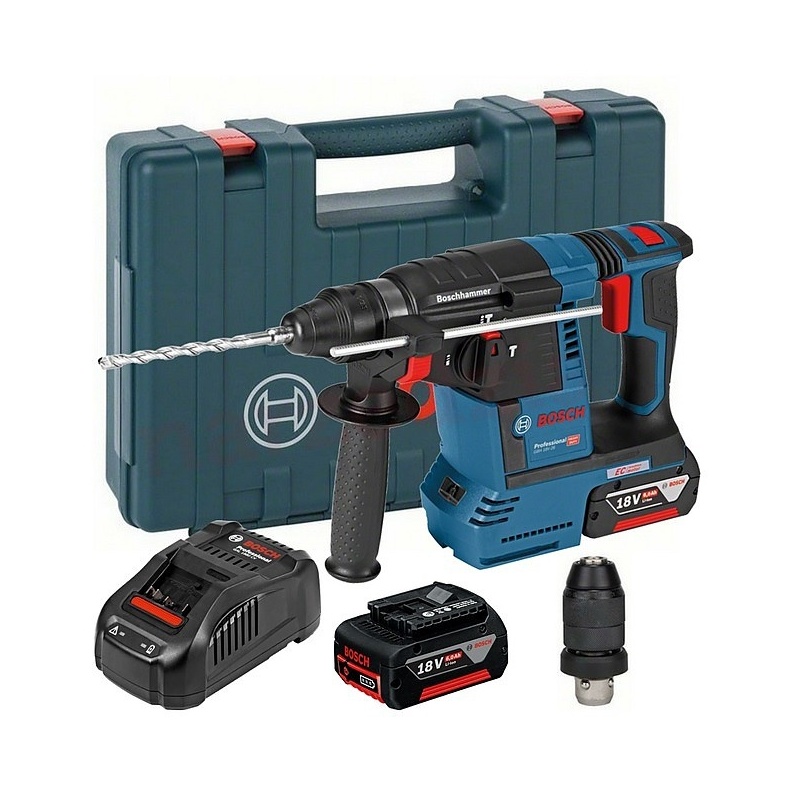 Bosch GBH 18V-26 F Professional (2x aku 6,0 Ah) Aku. kladivo - 0611910003