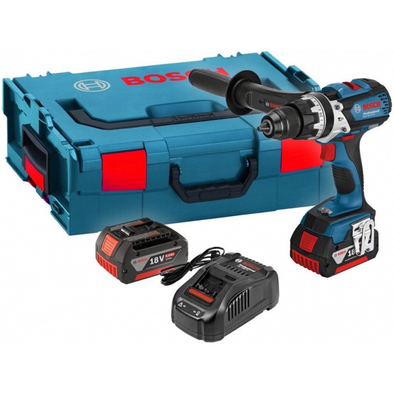 Bosch GSB 18 VE-EC Professional (2 x 5,0Ah ) Aku příklepový šroubovák - 06019F1302