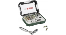 Bosch 26 dílná sada šroubovacích bitů s ráčnou