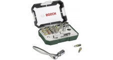 Bosch 26 dílná sada šroubovacích bitů s ráčnou - 2607017322