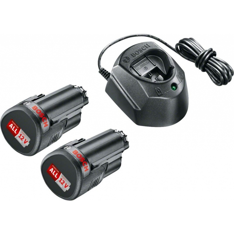 Bosch 2x PBA 12V 1,5Ah + GAL 1210CV - 1600A01L3E