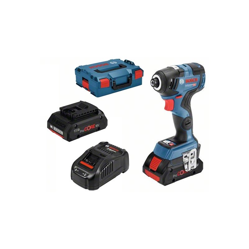 Bosch GDR 18V-200 C Professional (2xAku) Aku. rázový utahovák - 06019G4106