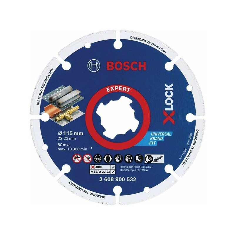 Bosch diamantový kotouč na kov 115mm - 2608900532