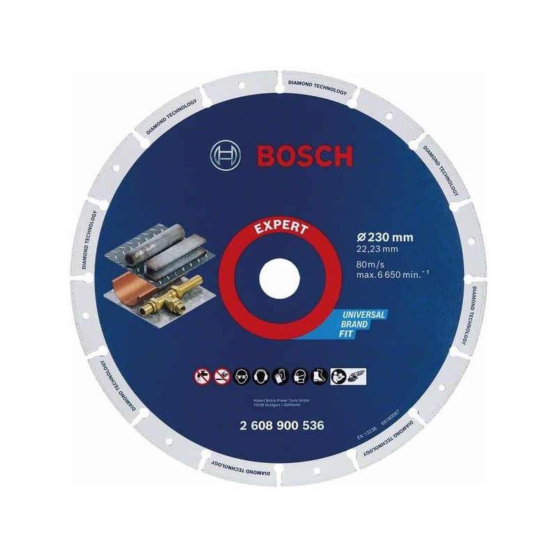 BOSCH Diamantový kotouč na kov 230 mm - 2608900536