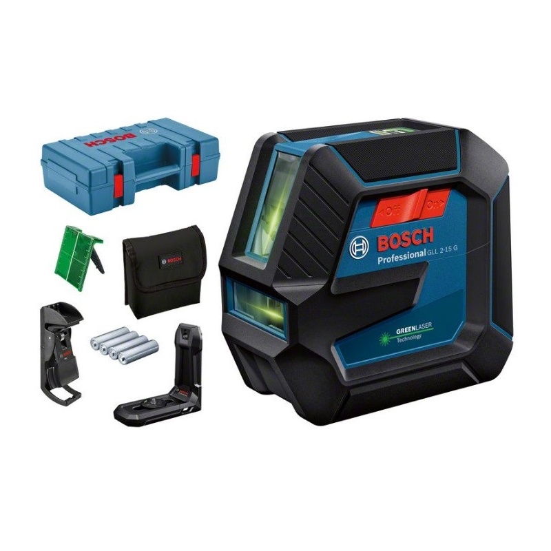Bosch GLL 2-15 G Professional (+ LB10, DK10) Čárový laser - 0601063W02