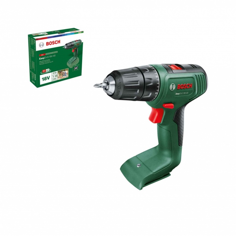 Bosch EasyDrill 18V-40, Holé nářadí - 06039D8000