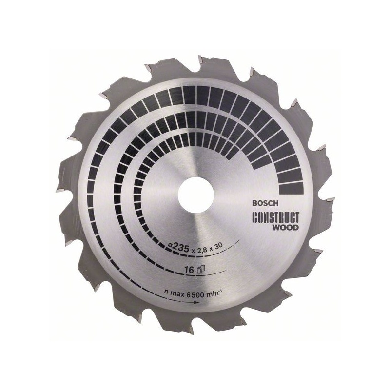 Pilový kotouč Construct Wood 235 x 30/25 x 2,8 mm; 16