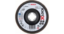 Lamelový kotouč X-LOCK, šikmý, plast, Ø 125 mm, G 120, X571