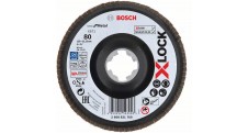 Lamelové brusný kotouč X-LOCK, šikmý, plast, Ø 125 mm, G 80, X571, 1 kus