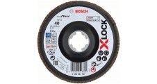 Lamelový kotouč X-LOCK, šikmý, plast, Ø 125 mm, G 40, X571, 1 kus