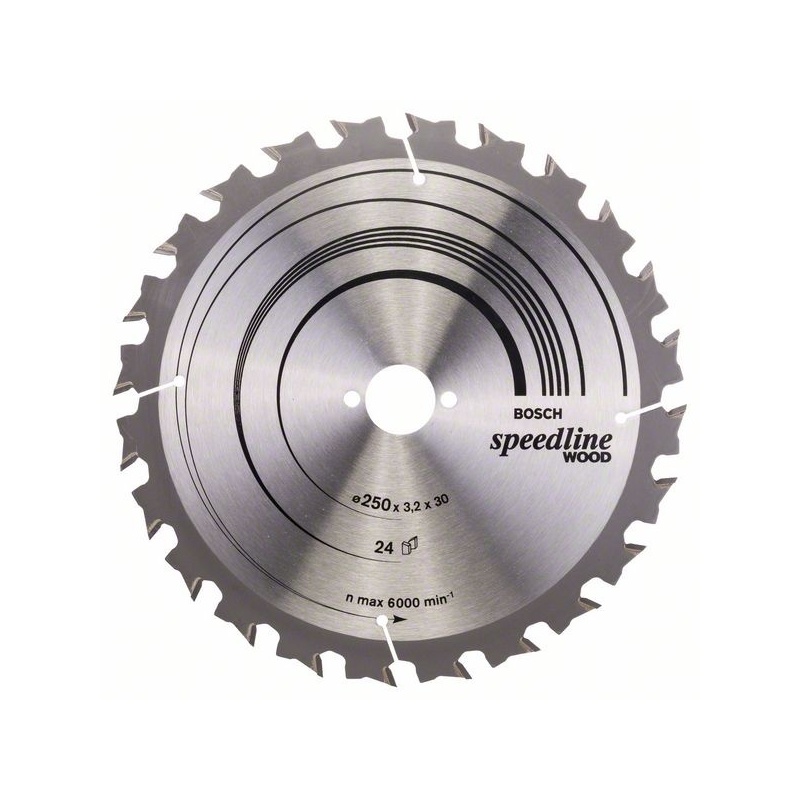 Bosch Pilový kotouč Speedline Wood 250 x 30 x 3,2 mm, 24