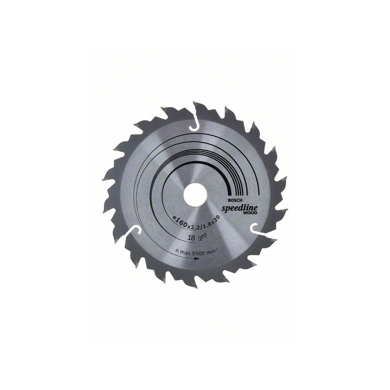 Bosch Pilový kotouč Speedline Wood 160 x 20 x 2,2 mm, 18