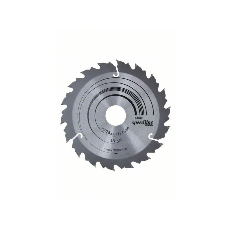 Pilový kotouč Speedline Wood 165 x 30 x 2,2 mm, 18
