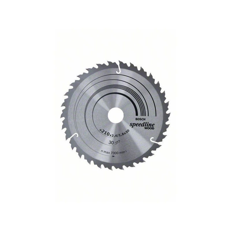 Bosch Pilový kotouč Speedline Wood 210 x 30 x 2,4 mm, 30