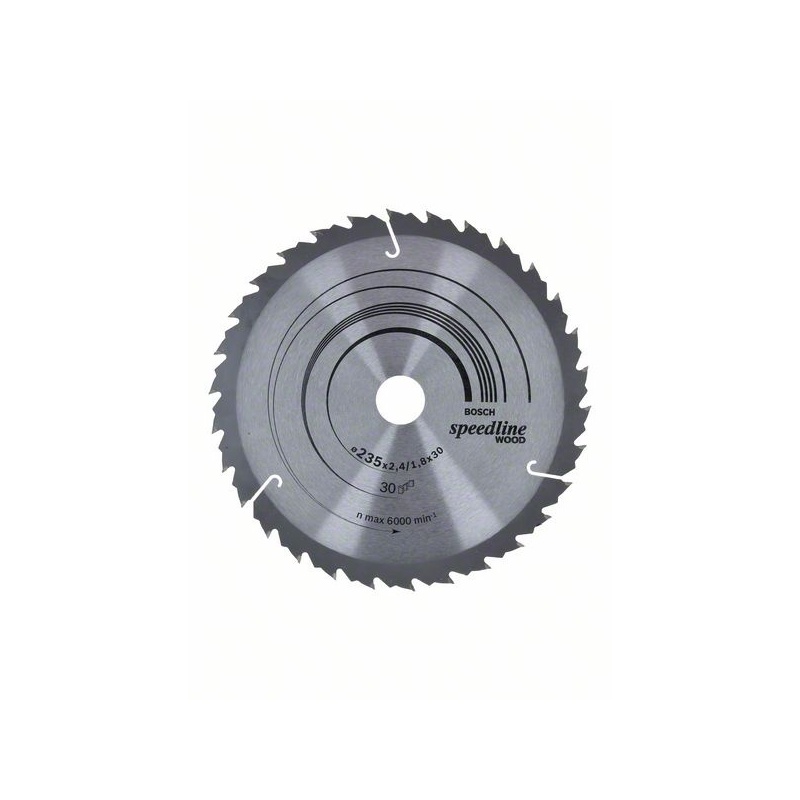 Bosch Pilový kotouč Speedline Wood 235 x 30/25 x 2,4 mm, 30
