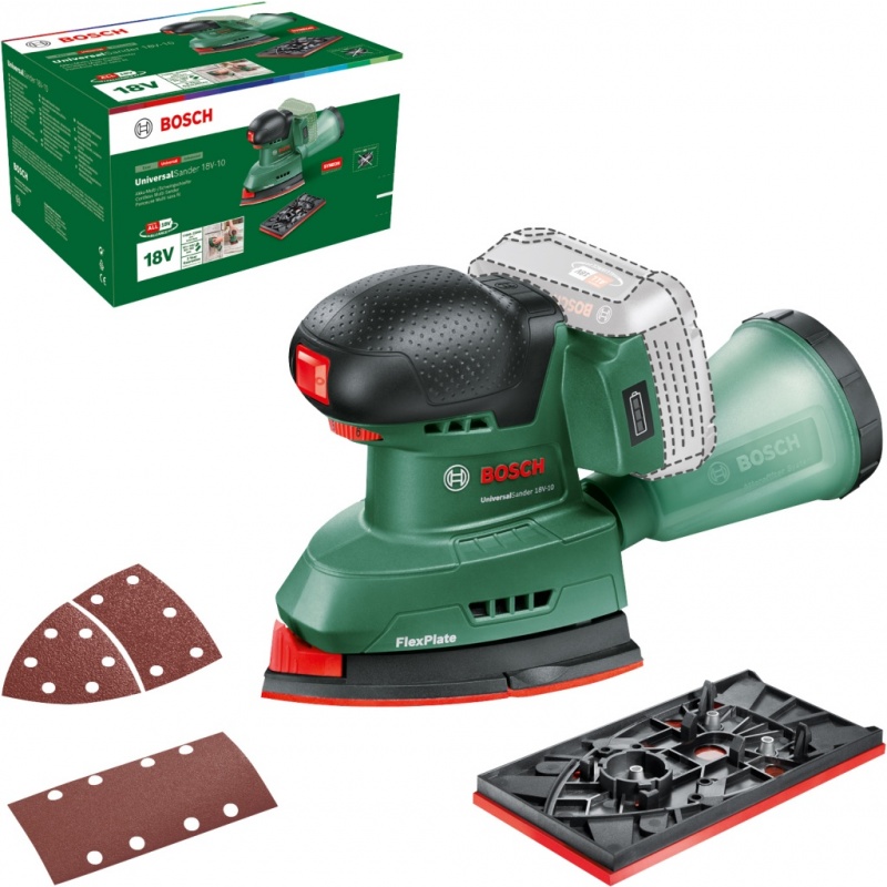Bosch UniversalSander 18V-10 (bez aku) - 06033E3100