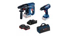 Bosch GBH 180 + GSR 180+2xAku 4,0Ah - 0615990M31