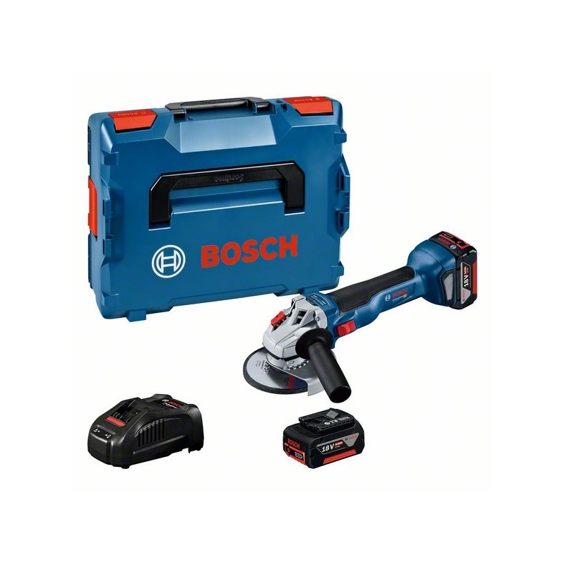 Bosch GWS 18V-10 úhlová bruska (2xAku) - 06019J4004