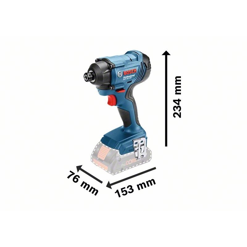 Bosch GDR 180-Li Professional (2xAku 2,0Ah) - 06019G5123