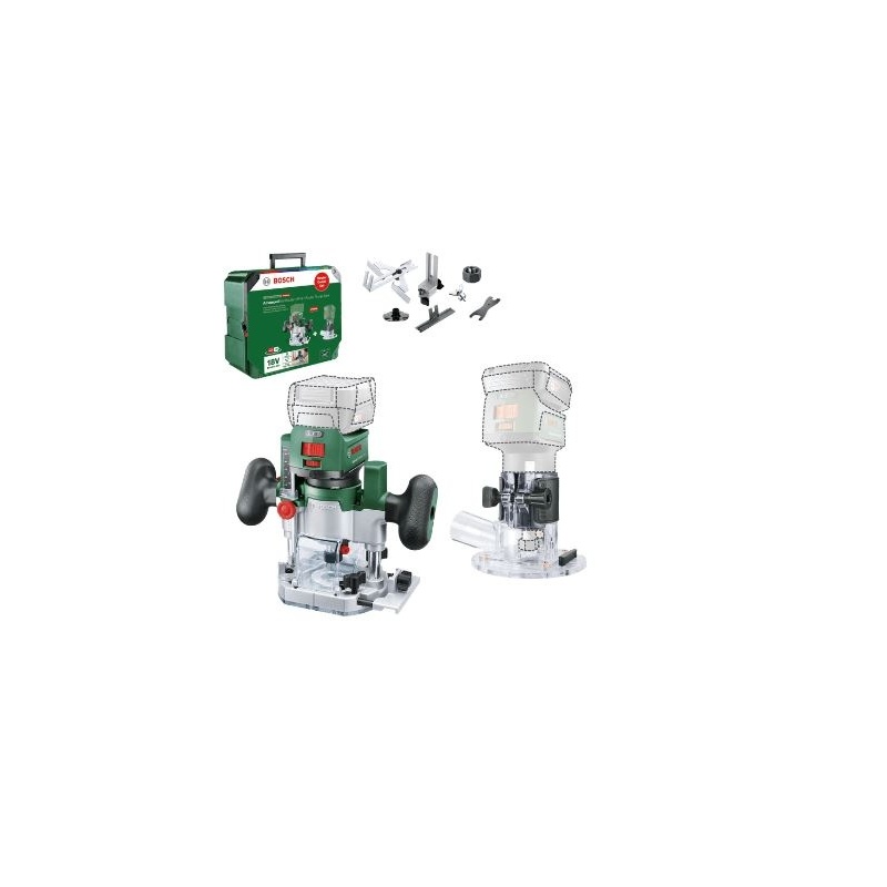 Bosch sada AdvancedTrimRouter 18V-8-Router Plunge Base - 06039D5002