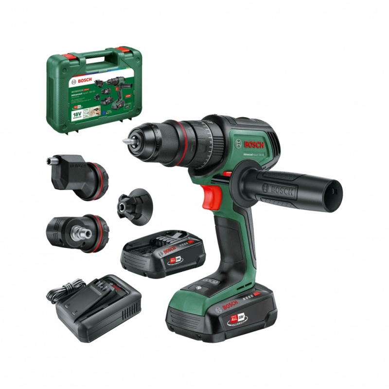 Bosch AdvancedImpact 18V-80 (2xAku, nástavce) - 06039E2105