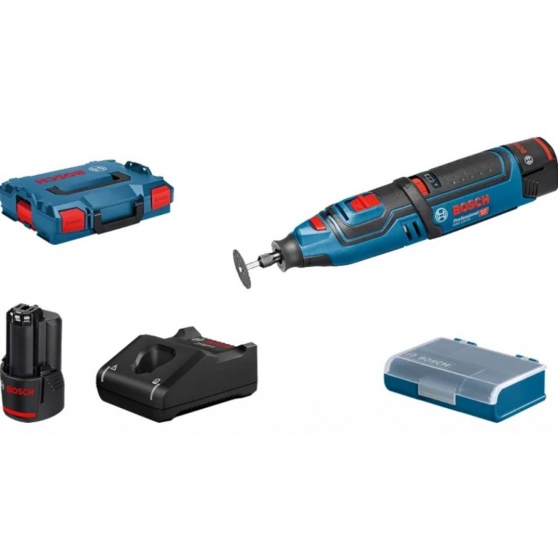 Bosch GRO 12 V-35 Professional Aku rotační nářadí  (2 x Aku, L-Boxx) - 06019C5001