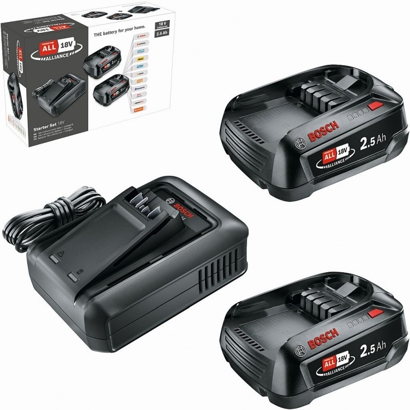 Bosch souprava AL 18V-44 nabíječka + 2 x akumulátor 2,5 Ah - 1600A031T5