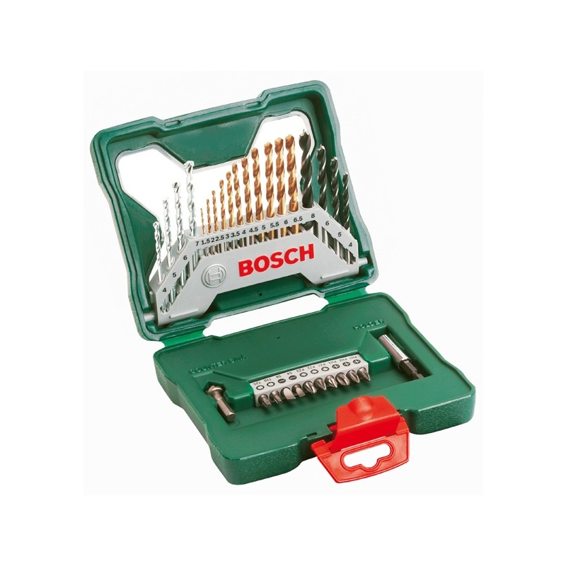 30dílná Bosch sada-titan (PSr12, 14,4, 14,4 LI, 18LI-2, PSB500RE, 750re, 850-2re)