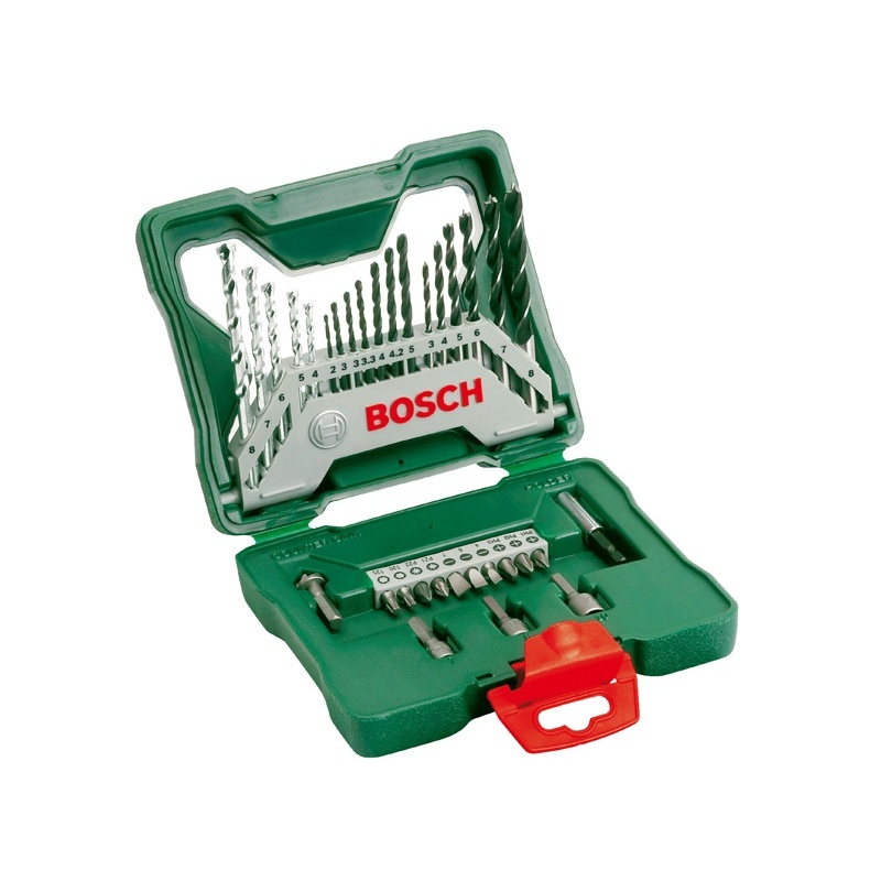33dílná kombinovaná sada Bosch (PSr12, 14,4, 14,4 LI, 18LI-2, PSB500RE, 750re, 850-2re)