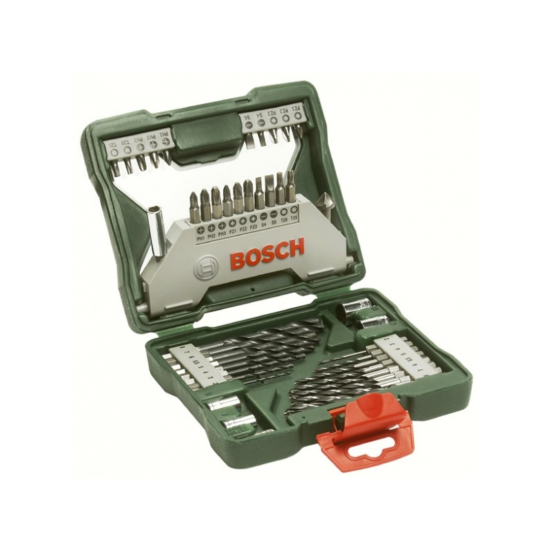 43dílná kombinovaná sada Bosch (PSr12, 14,4, 14,4 LI, 18LI-2, PSB500RE, 750re, 850-2re)