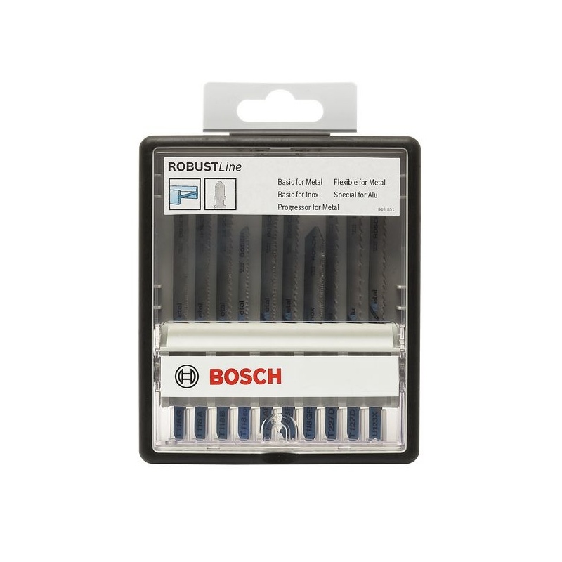 10dílná sada pilek KOV (PST700, PST800, PSt900PEL, GST160, GST150, GST65, ..)