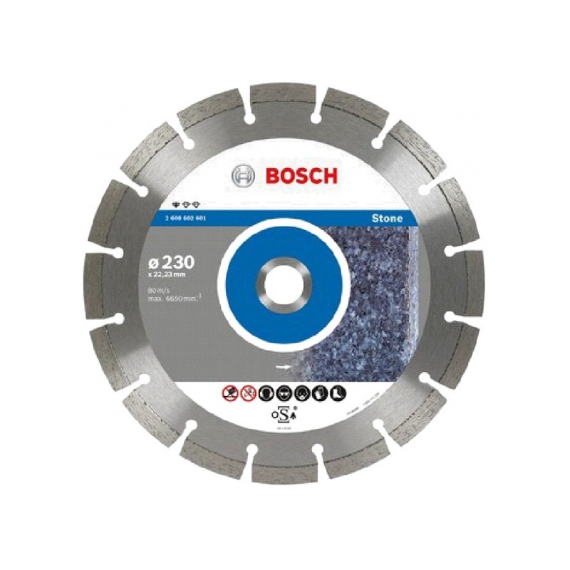 Diamantový kotouč Bosch Standard for Stone 230 - 22,23  (GWS 22 - 230, GWS 26 - 230, PWS 1900, PWS 20 - 230J)