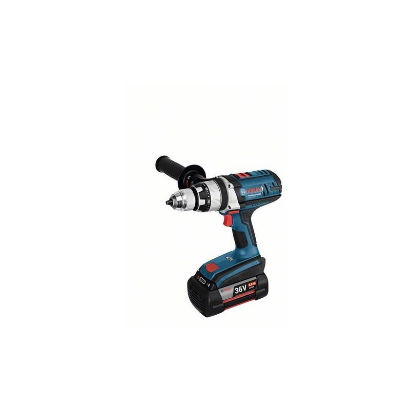Aku příklepový šroubovák Bosch GSB 36 VE-2-LI Professional (2xAku 4,0 Ah+ L-Boxx)