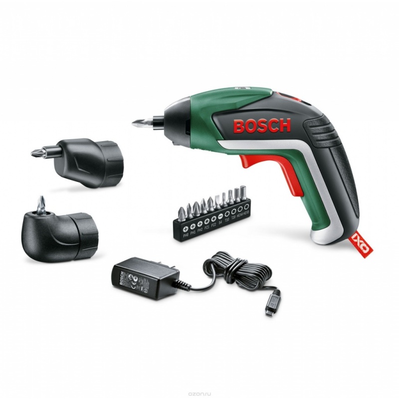 Bosch IXO V Full + úhlový a excentrický nástavec Aku šroubovák 06039A8022