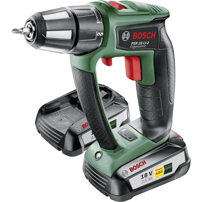 Bosch PSR 18 LI-2 Ergonomic (2x 2,5 Ah) Aku šroubovák 06039B0101