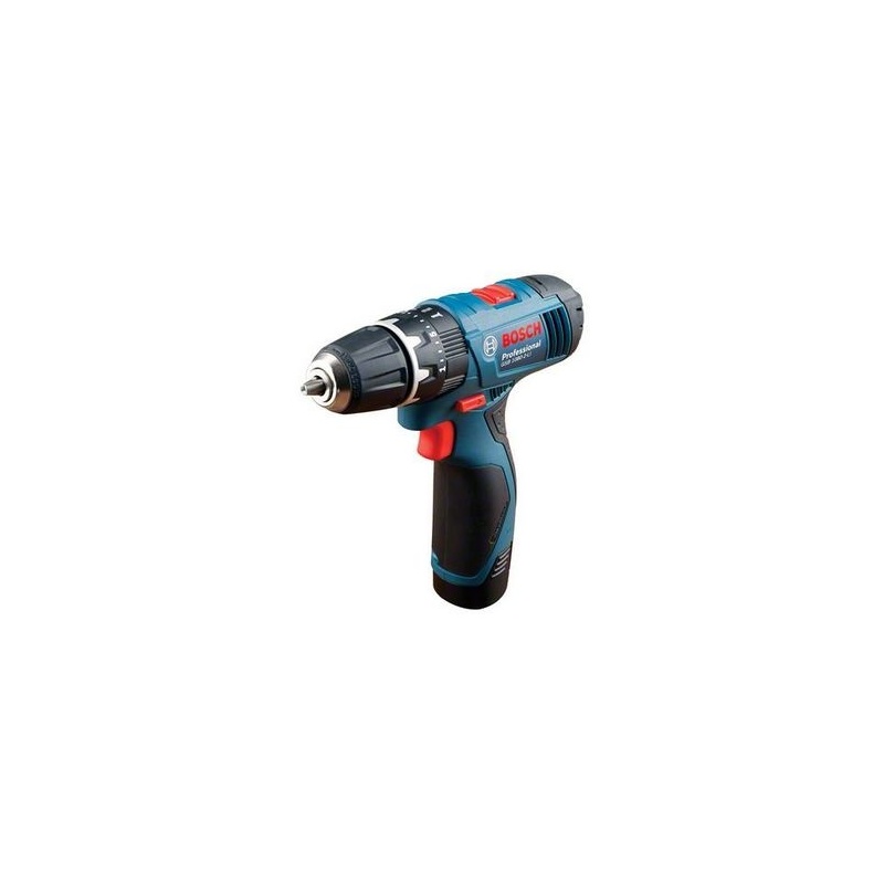 Aku příklepový šroubovák Bosch GSB 1080-2-LI Professional (2xAku 1,5Ah+ Kufr)