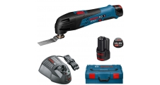 Aku Multi-Cutter Bosch GOP 10,8 V-Li Professional ( 2xAku 2,5 Ah L-Boxx)