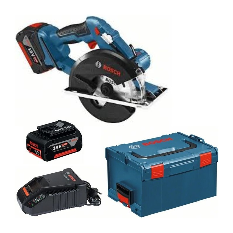 Aku okružní pila Bosch GKM 18 V-LI Professional (2xAku 4,0Ah L-Boxx)
