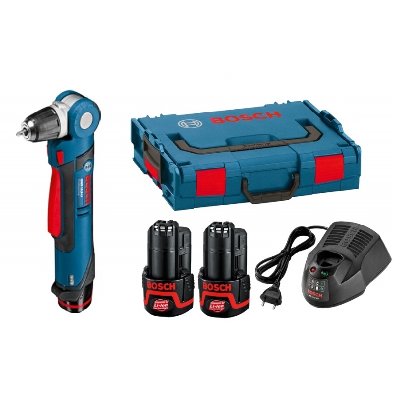 Aku úhlová vrtačka Bosch GWB 10,8-LI Professional (2xaku)